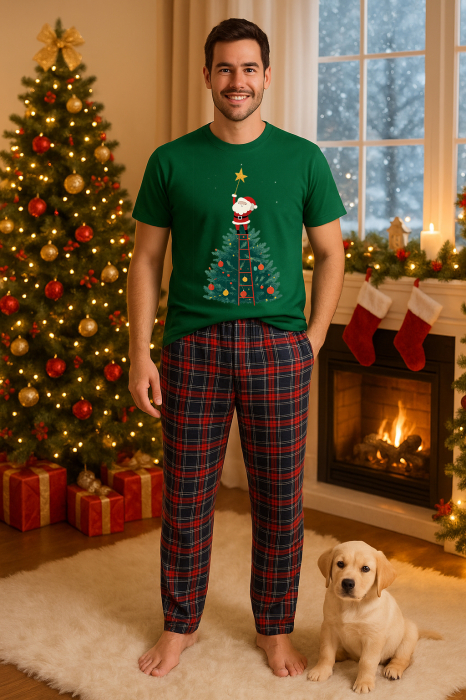 Set pijamale barbati bumbac Colectia Christmas, sarbatori de Craciun [1]