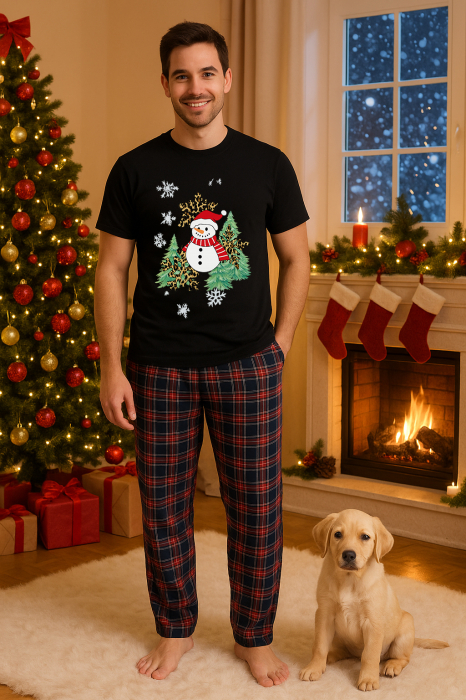 Set pijamale barbati bumbac Colectia Christmas, sarbatori de Craciun [1]