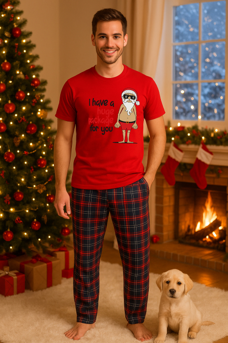 Set pijamale barbati bumbac Colectia Christmas, sarbatori de Craciun [1]