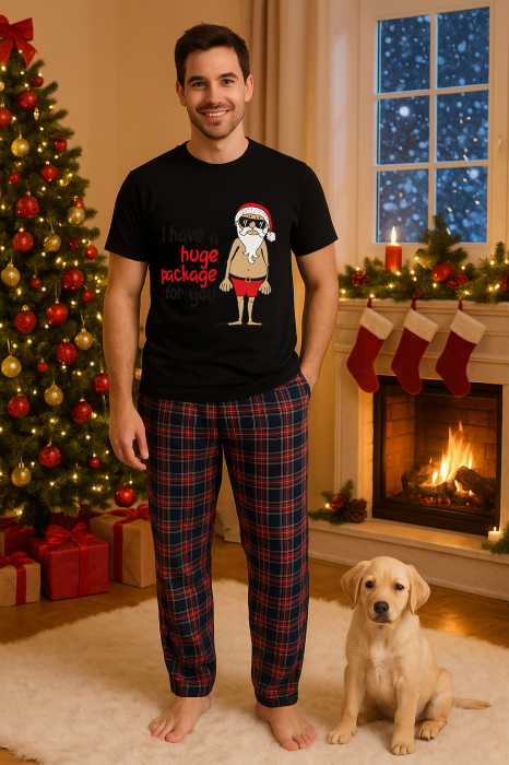 Set pijamale barbati bumbac Colectia Christmas, sarbatori de Craciun [1]