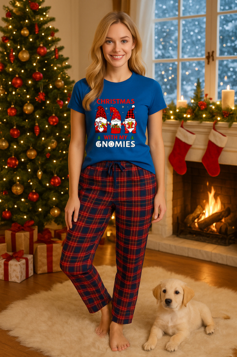 Set pijamale femei bumbac Colectia Grinch Christmas, sarbatori de Craciun [1]