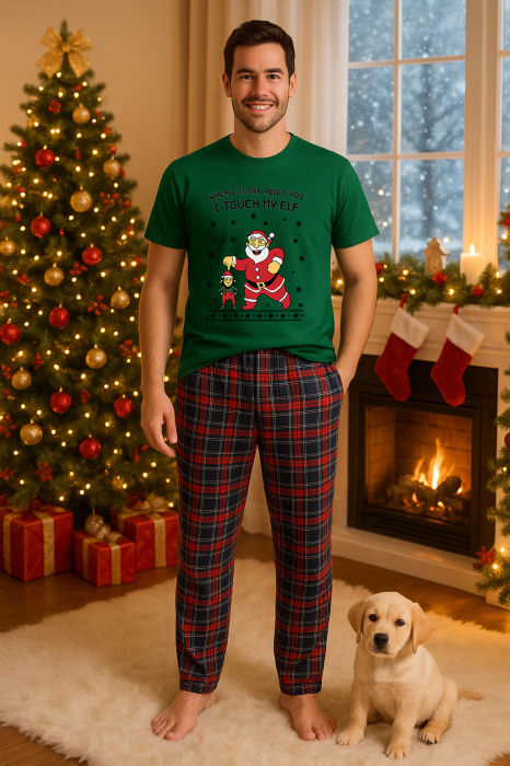 Set pijamale barbati bumbac Colectia Christmas, sarbatori de Craciun [1]