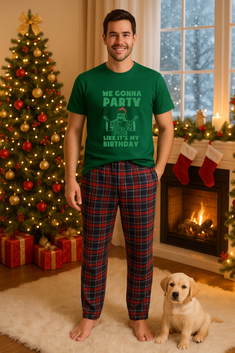 Set pijamale barbati bumbac Colectia Christmas, sarbatori de Craciun [1]