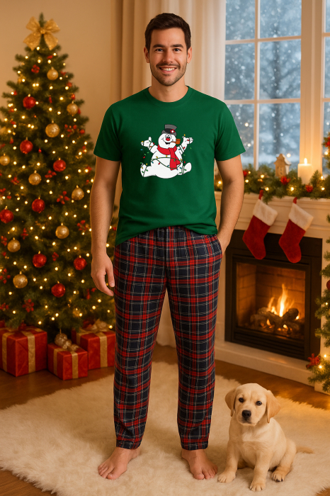 Set pijamale barbati bumbac Colectia Christmas, sarbatori de Craciun [1]