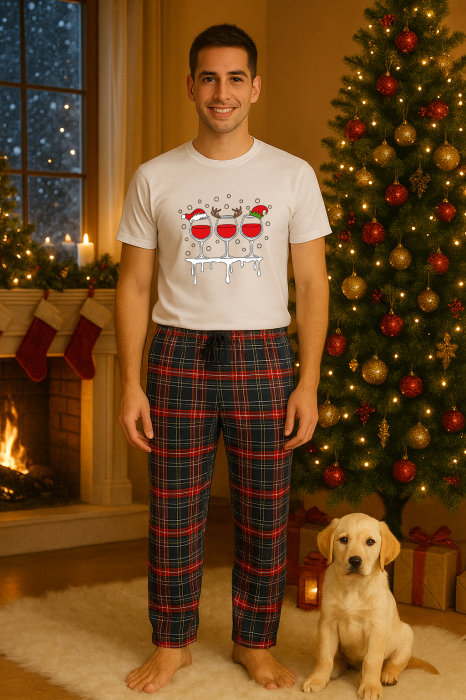 Set pijamale barbati bumbac Colectia Christmas, sarbatori de Craciun [1]