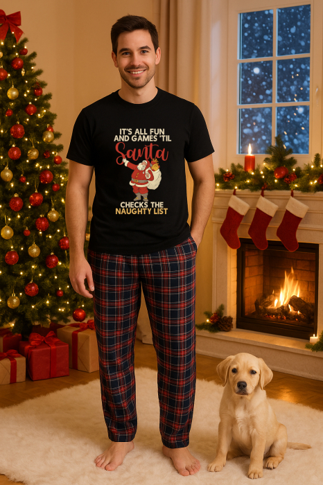 Set pijamale barbati bumbac Colectia Christmas, sarbatori de Craciun [1]