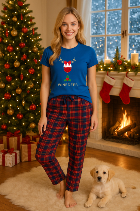 Set pijamale femei bumbac Colectia Christmas, sarbatori de Craciun [1]