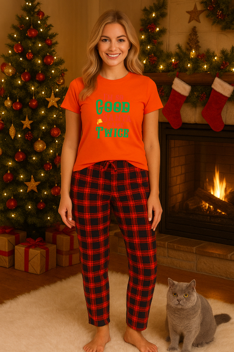 Set pijamale femei bumbac Colectia Christmas, sarbatori de Craciun [1]