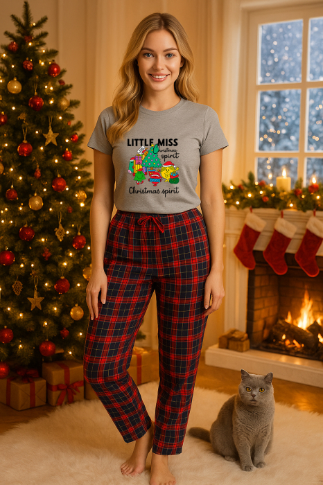 Set pijamale femei bumbac Colectia Christmas, sarbatori de Craciun [1]