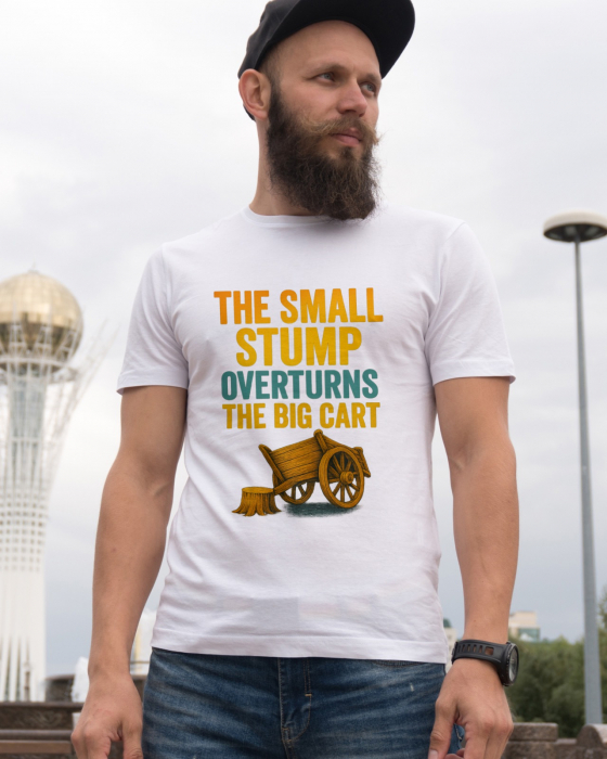 Tricou personalizat premium 100% bumbac cu proverbe romanesti [1]