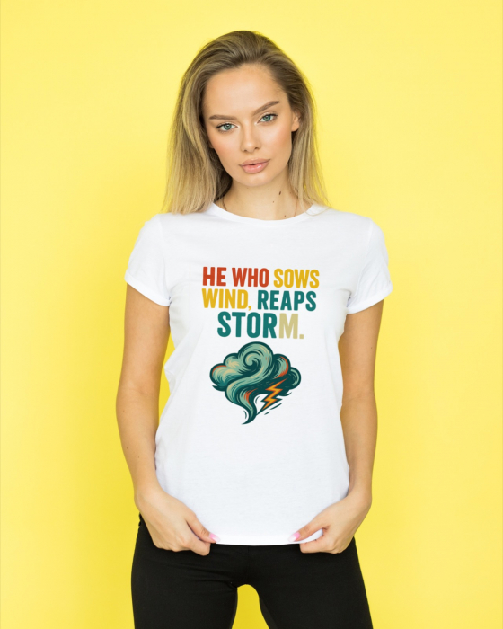 Tricou personalizat premium 100% bumbac cu proverbe romanesti [1]