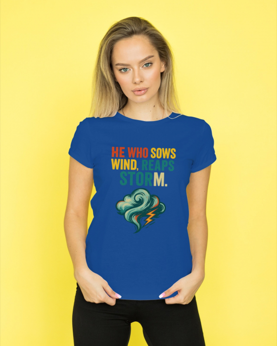 Tricou personalizat premium 100% bumbac cu proverbe romanesti [1]