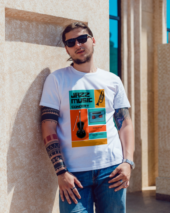 Tricou personalizat premium 100% bumbac Retro Vibes [1]