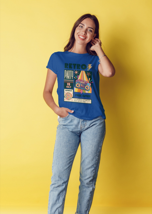 Tricou personalizat premium 100% bumbac Retro Vibes [1]