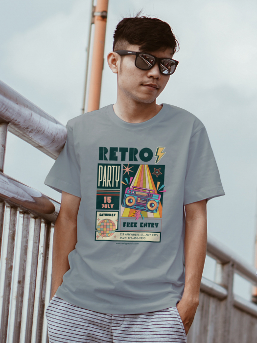 Tricou personalizat premium 100% bumbac Retro Vibes [1]