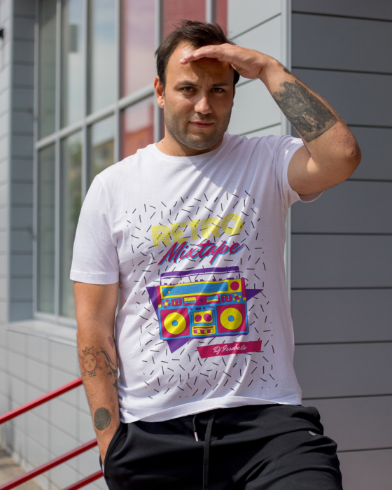 Tricou personalizat premium 100% bumbac Retro Vibes [1]