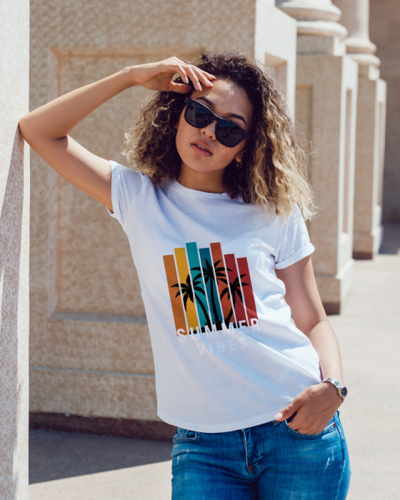 Tricou personalizat premium 100% bumbac Summer Vibes [1]