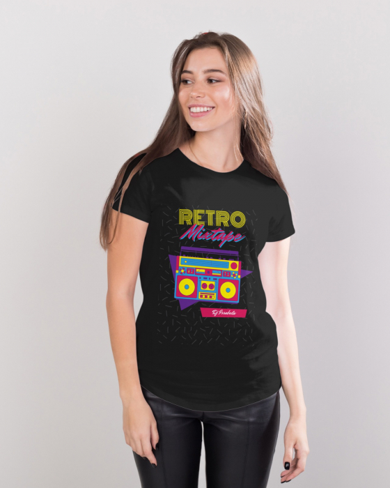 Tricou personalizat premium 100% bumbac Retro Vibes [1]