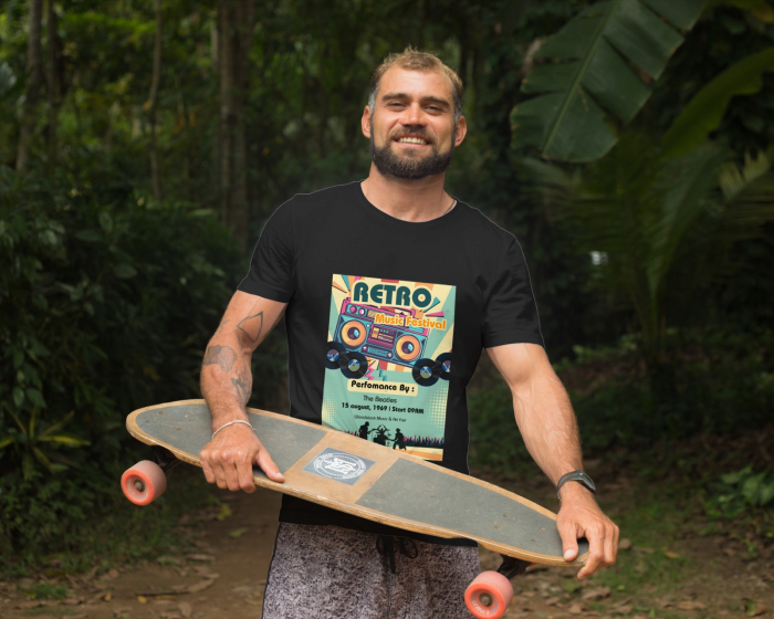 Tricou personalizat premium 100% bumbac Retro Vibes [1]