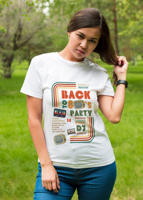 Tricou personalizat premium 100% bumbac Retro Vibes [1]