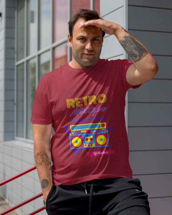 Tricou personalizat premium 100% bumbac Retro Vibes [1]