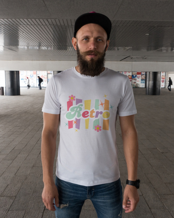 Tricou personalizat premium 100% bumbac Retro Vibes [1]