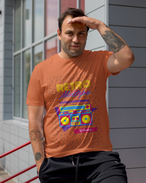 Tricou personalizat premium 100% bumbac Retro Vibes [1]