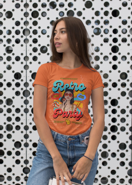 Tricou personalizat premium 100% bumbac Retro Vibes [1]