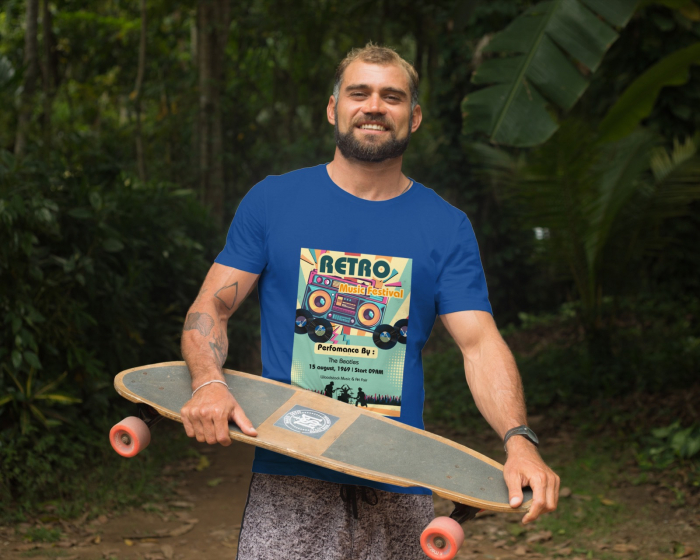 Tricou personalizat premium 100% bumbac Retro Vibes [1]