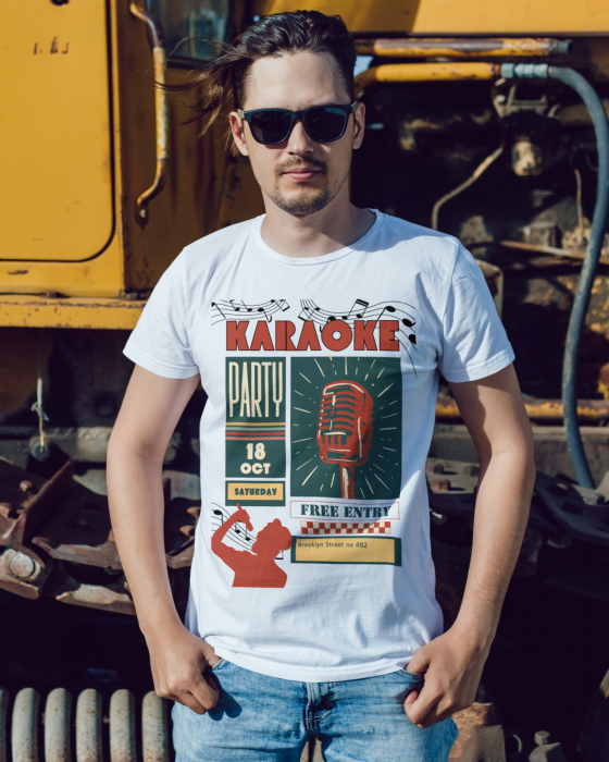 Tricou personalizat premium 100% bumbac Retro Vibes [1]