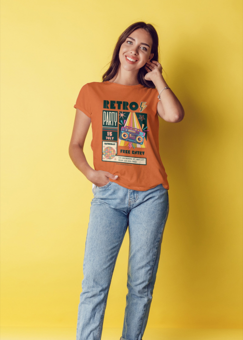 Tricou personalizat premium 100% bumbac Retro Vibes [1]
