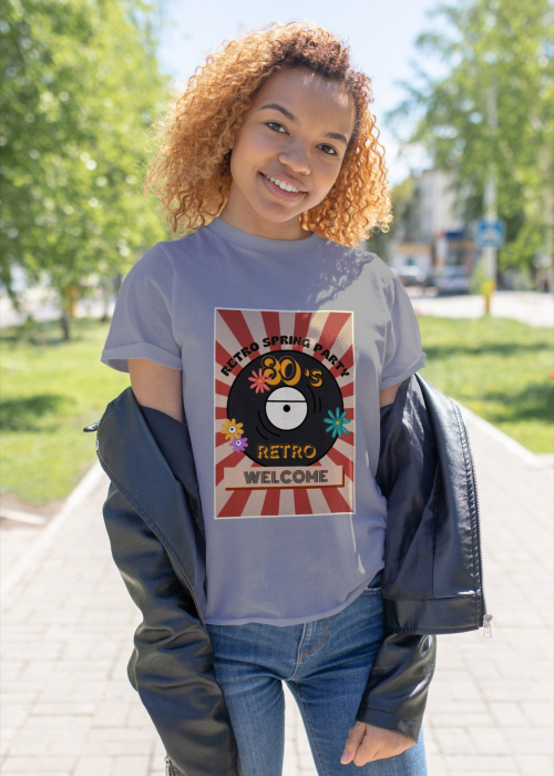 Tricou personalizat premium 100% bumbac Retro Vibes [1]