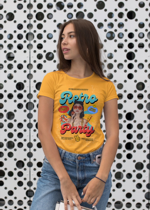 Tricou personalizat premium 100% bumbac Retro Vibes [1]