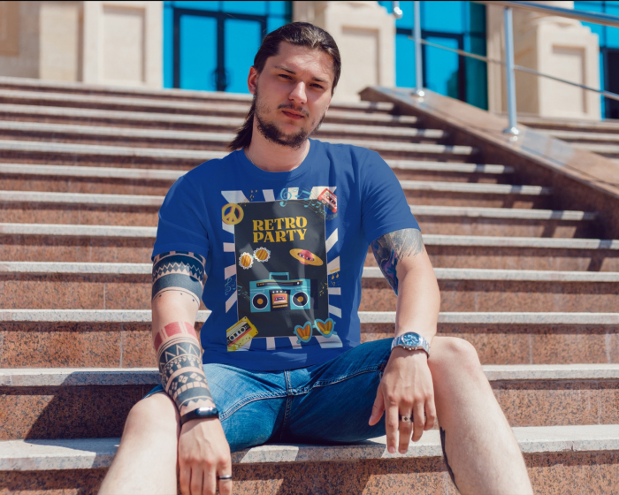 Tricou personalizat premium 100% bumbac Retro Vibes [1]