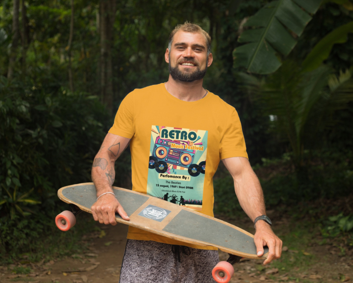 Tricou personalizat premium 100% bumbac Retro Vibes [1]