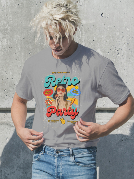 Tricou personalizat premium 100% bumbac Retro Vibes [1]