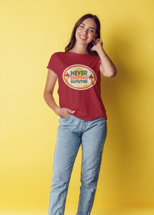 Tricou personalizat premium 100% bumbac Summer Vibes [1]