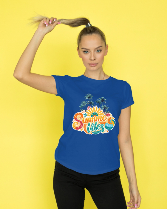 Tricou personalizat premium 100% bumbac Summer Vibes [1]