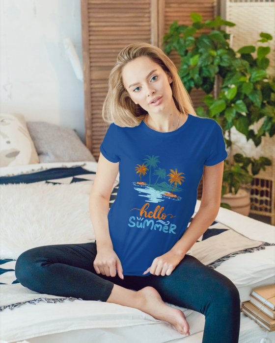 Tricou personalizat premium 100% bumbac Summer Vibes [1]