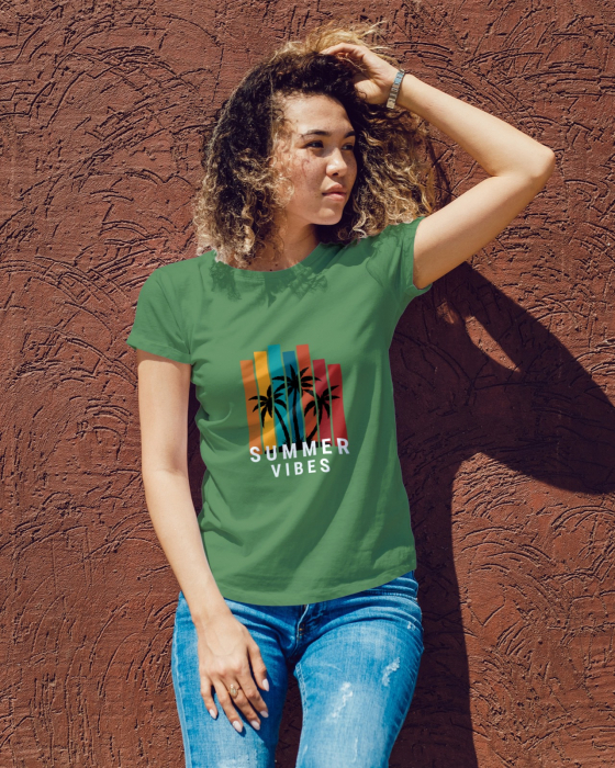 Tricou personalizat premium 100% bumbac Summer Vibes [1]