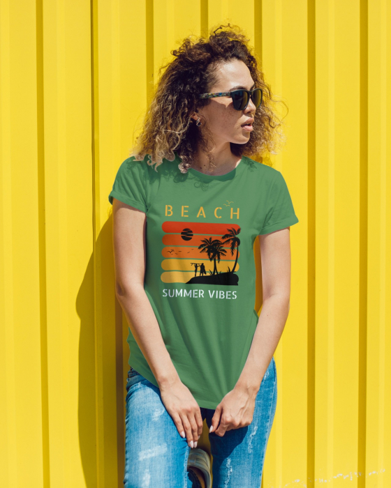 Tricou personalizat premium 100% bumbac Summer Vibes [1]