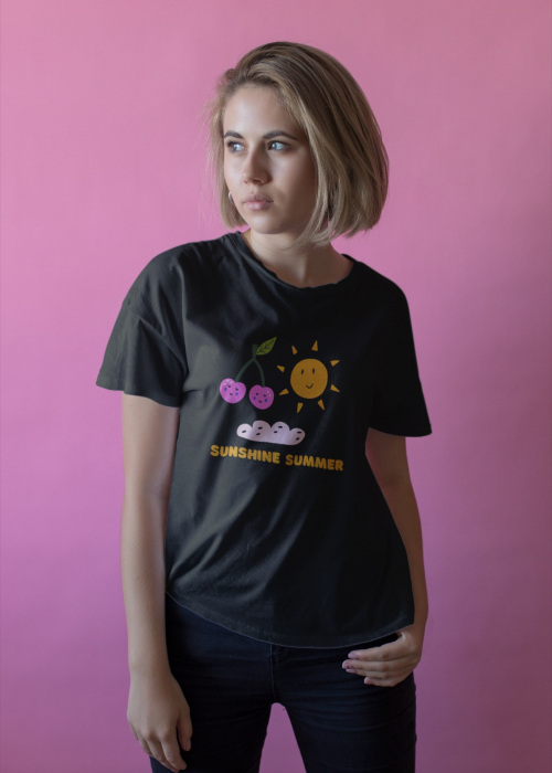 Tricou personalizat premium 100% bumbac Summer Vibes [1]