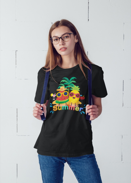 Tricou personalizat premium 100% bumbac Summer Vibes [1]