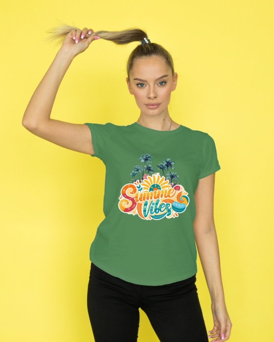 Tricou personalizat premium 100% bumbac Summer Vibes [1]