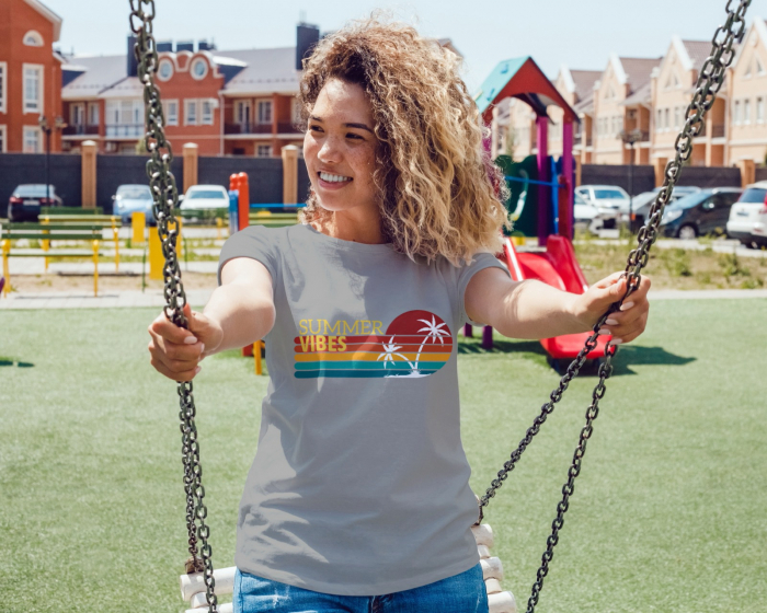 Tricou personalizat premium 100% bumbac Summer Vibes [1]