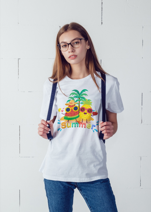Tricou personalizat premium 100% bumbac Summer Vibes [1]