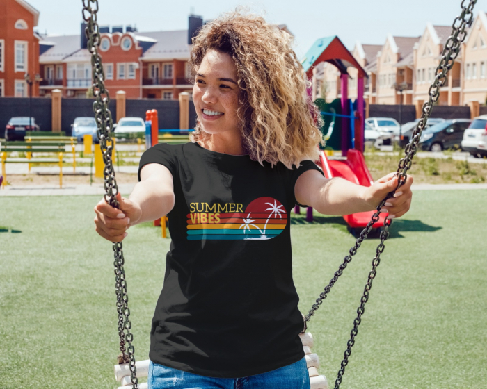 Tricou personalizat premium 100% bumbac Summer Vibes [1]