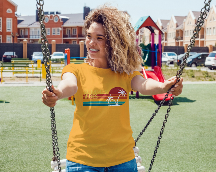 Tricou personalizat premium 100% bumbac Summer Vibes [1]