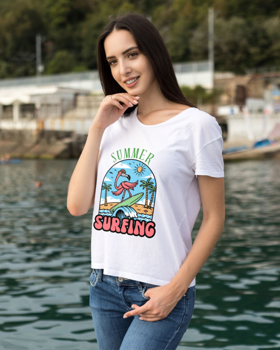 Tricou personalizat premium 100% bumbac Summer Vibes [1]