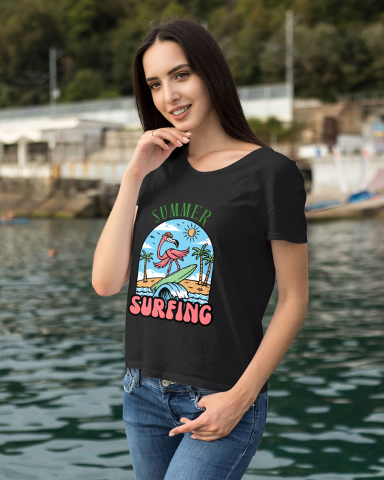 Tricou personalizat premium 100% bumbac Summer Vibes [1]